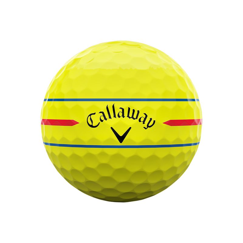 Callaway Balles Chrome Soft 360 Triple Track jaune 2026 (boite de 12)