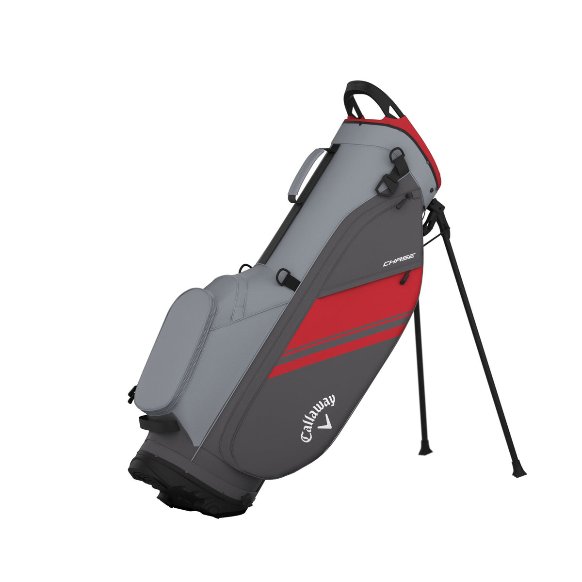 Callaway bolsa de trípode Chase 2026 Acero Grafito Rojo