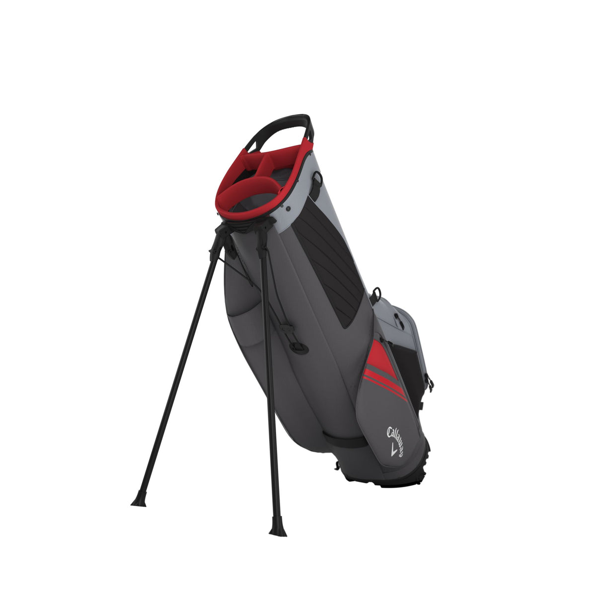 Callaway sac trépied Chase 2026 Acier Graphite Rouge