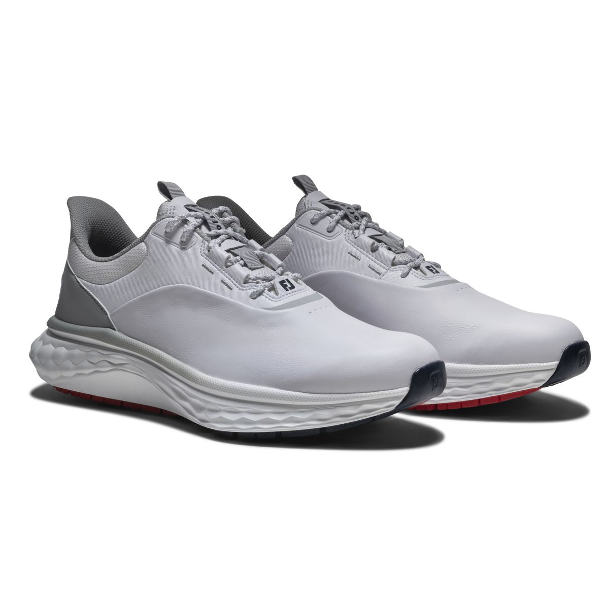 FootJoy zapato Quantum Leather Blanco Gris - Comodidad & Style moderne