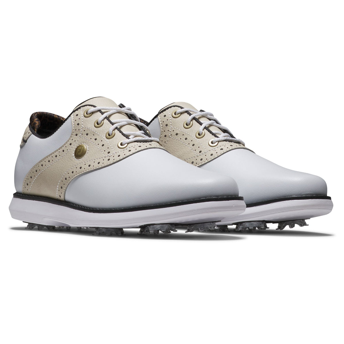 Footjoy Zapato Mujer Traditions white Beige Clara