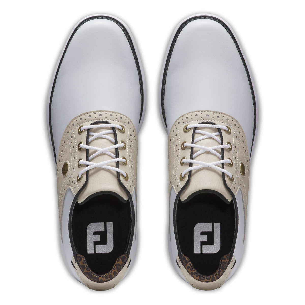 Footjoy Zapato Mujer Traditions white Beige Clara