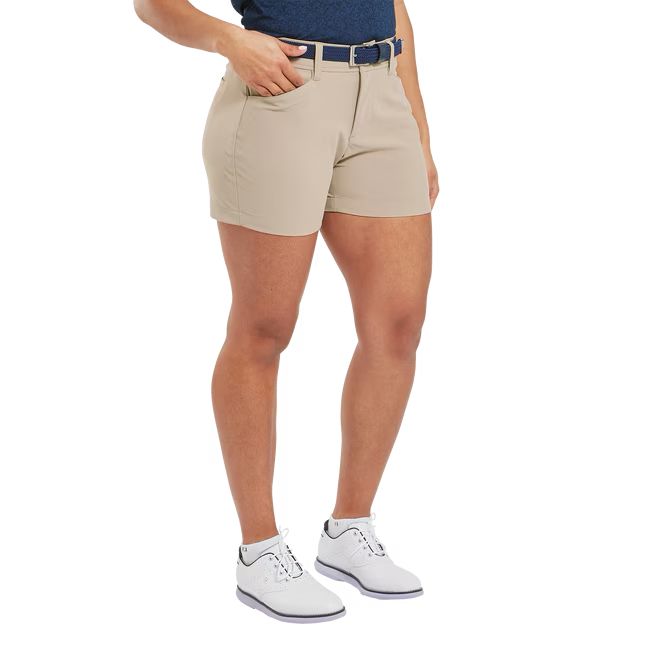 Footjoy Short para mujer Beige