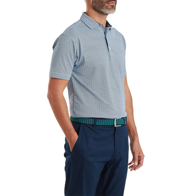 Footjoy Polo Imprimé Coquillage
