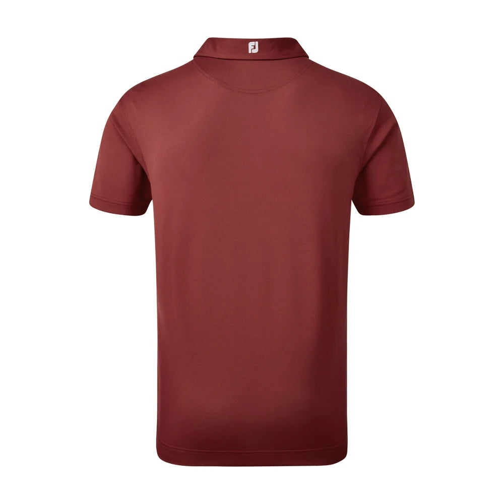 Footjoy polo Stretch Piqué Solid Maroon
