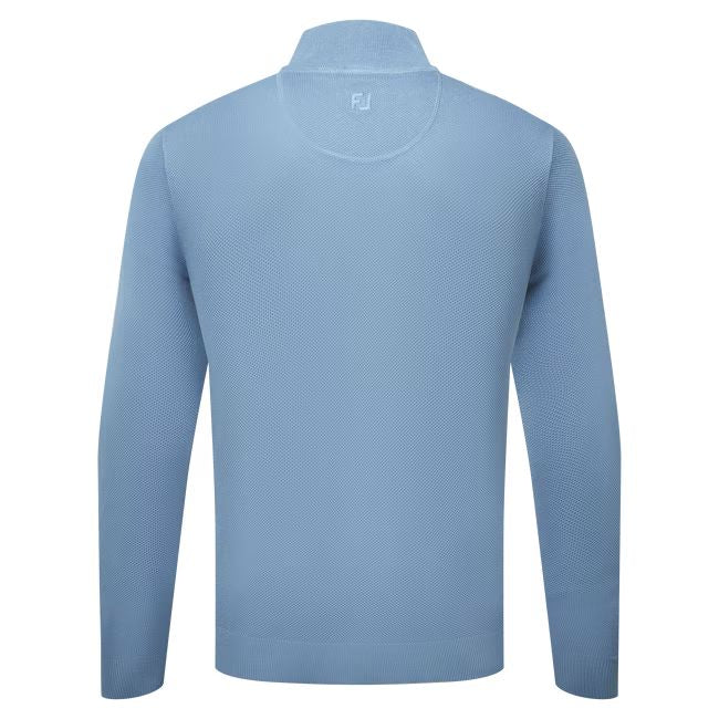 Footjoy Pullover Drirelease avec patte de boutonnage Bleu claire