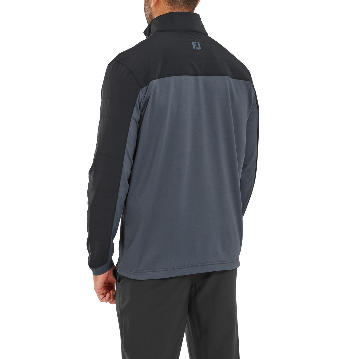 FootJoy Jersey Híbrido ThermoSeries Negro Gris Charbon