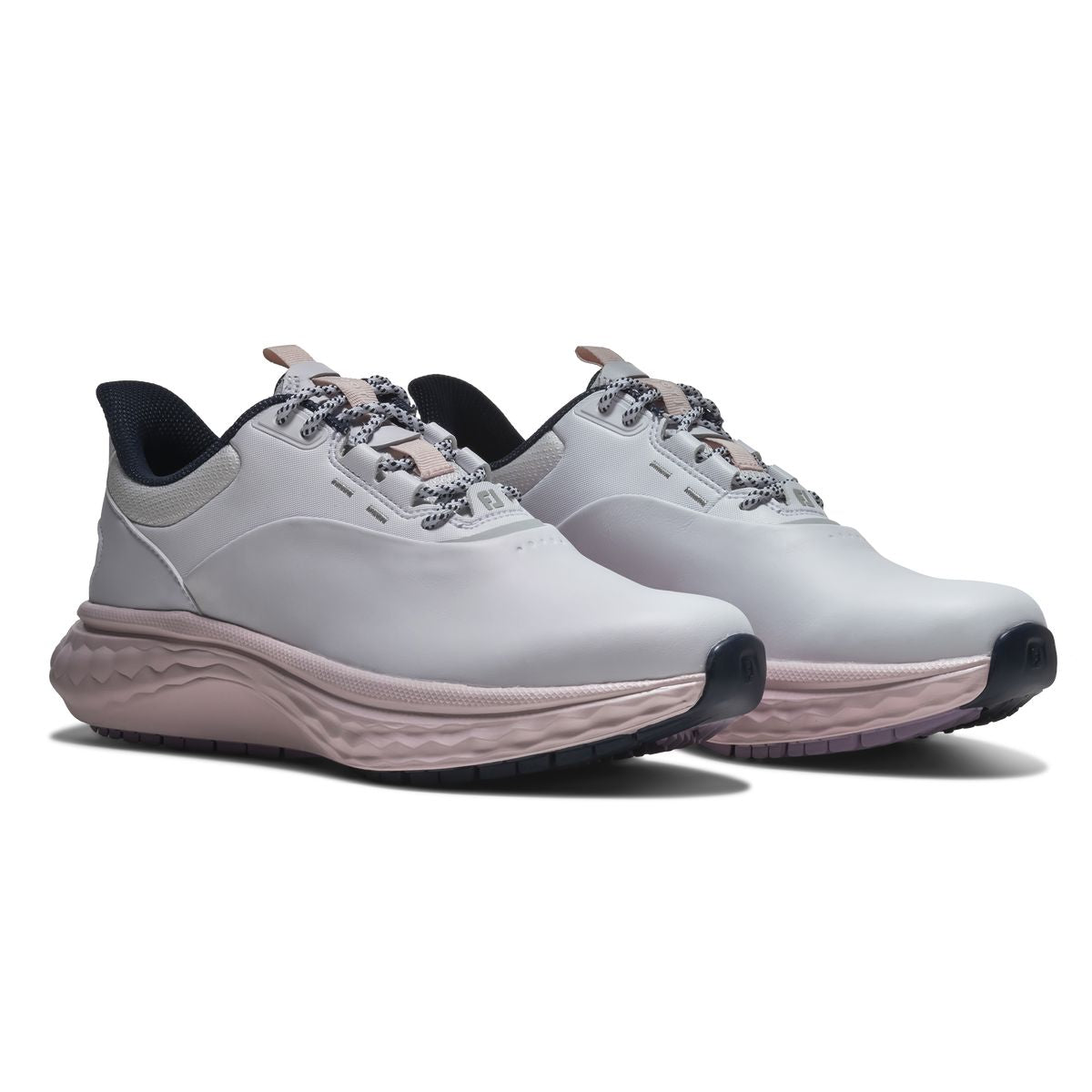 FootJoy Quantum Leather Mujer Blanca Rosa – Comodidad & Elegancia