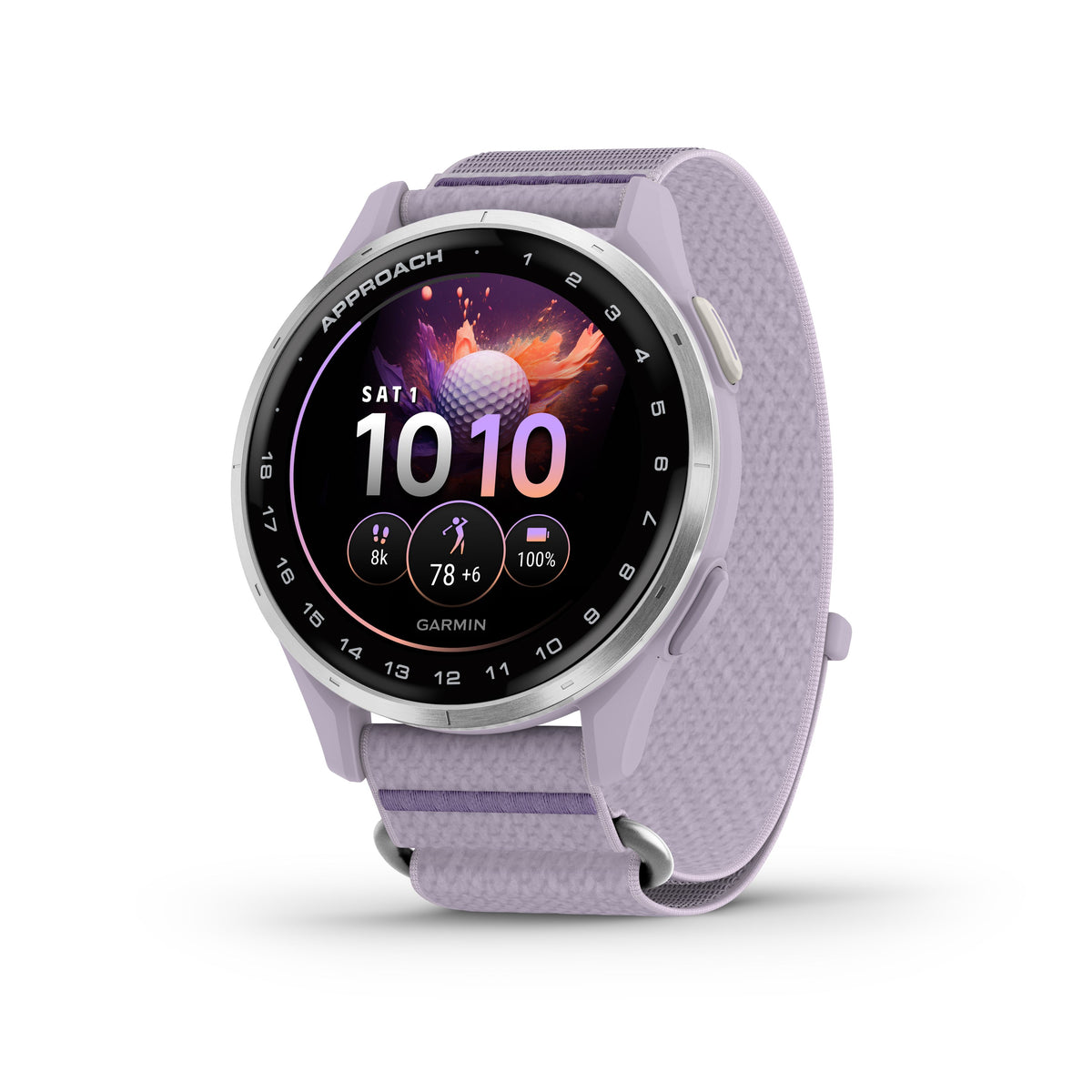 Garmin Reloj GPS de golf Approach J1 – Lila / Argent