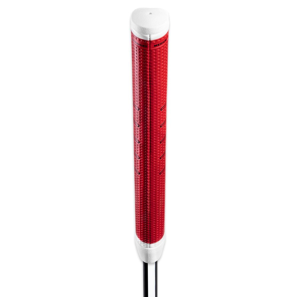 Golf Pride Grip putter Zero Taper Straight Blanco Rojo