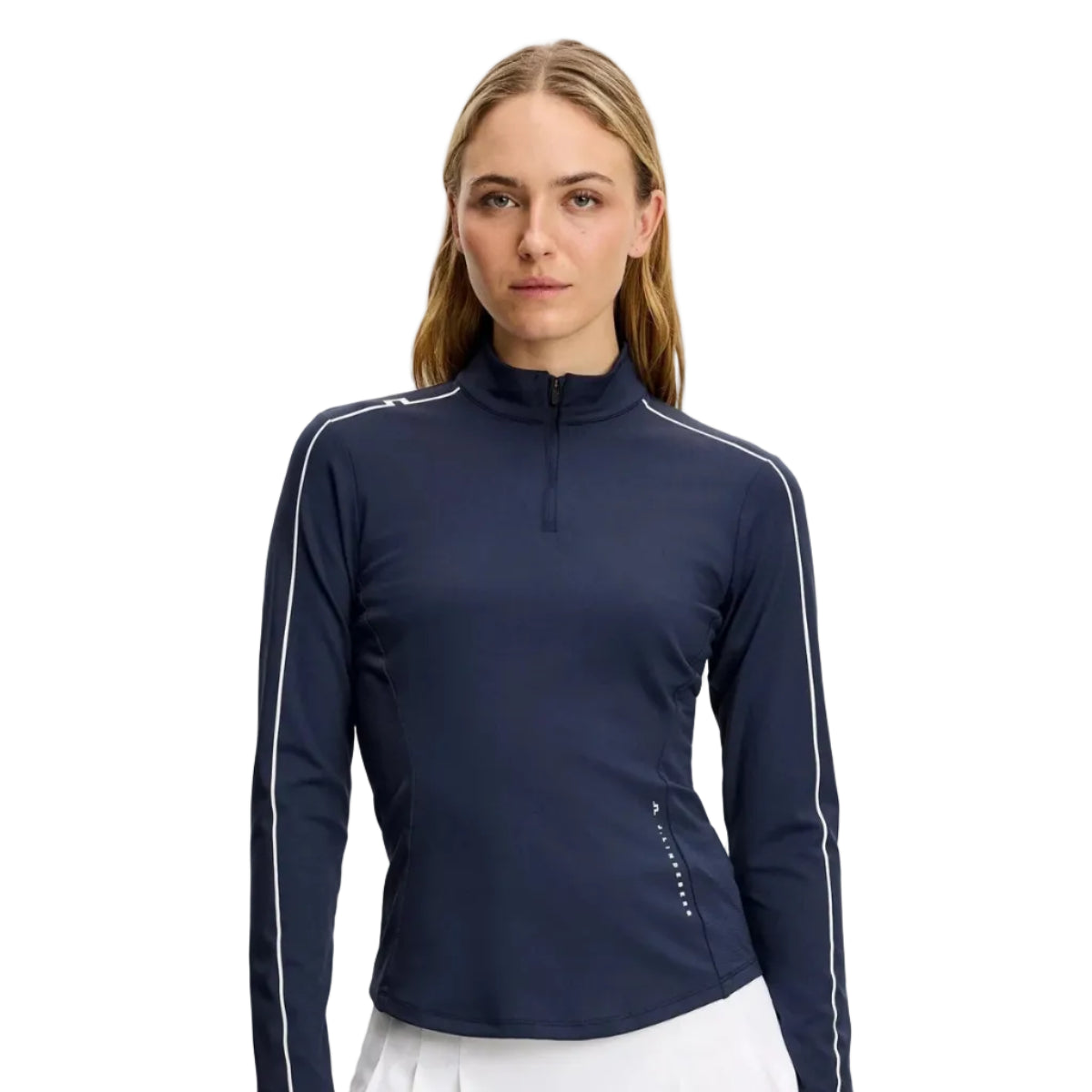 J.Lindeberg Jersey Mujer Adiola Quarter Zip Navy
