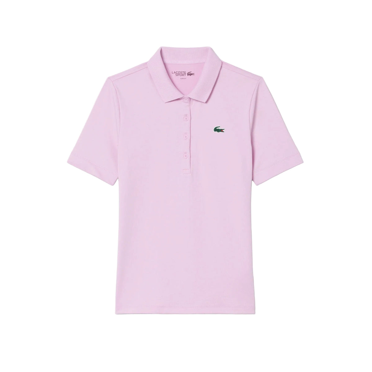 Lacoste Polo Golf slim fit stretch protection UV Rose