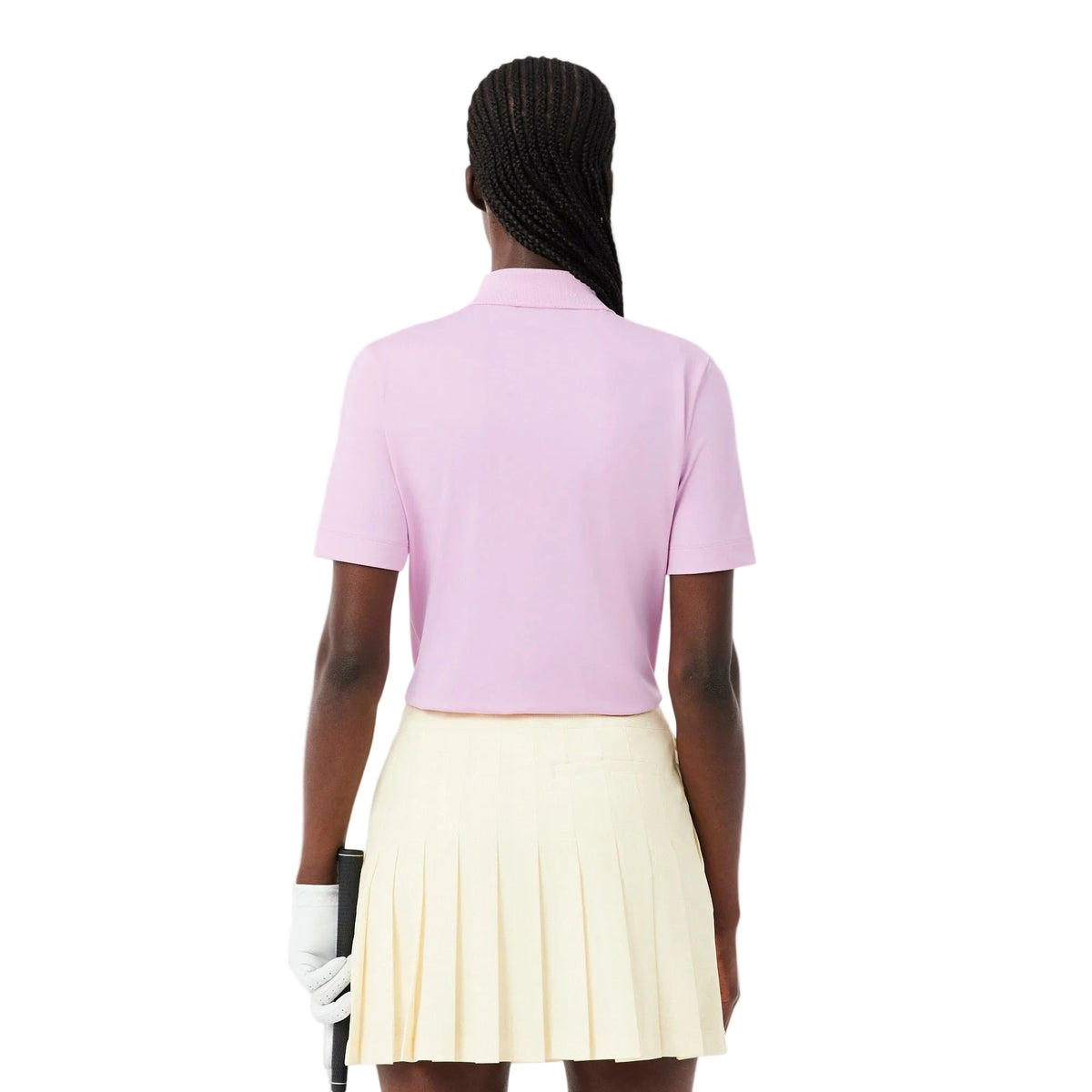 Lacoste Polo Golf slim fit stretch protection UV Rosa