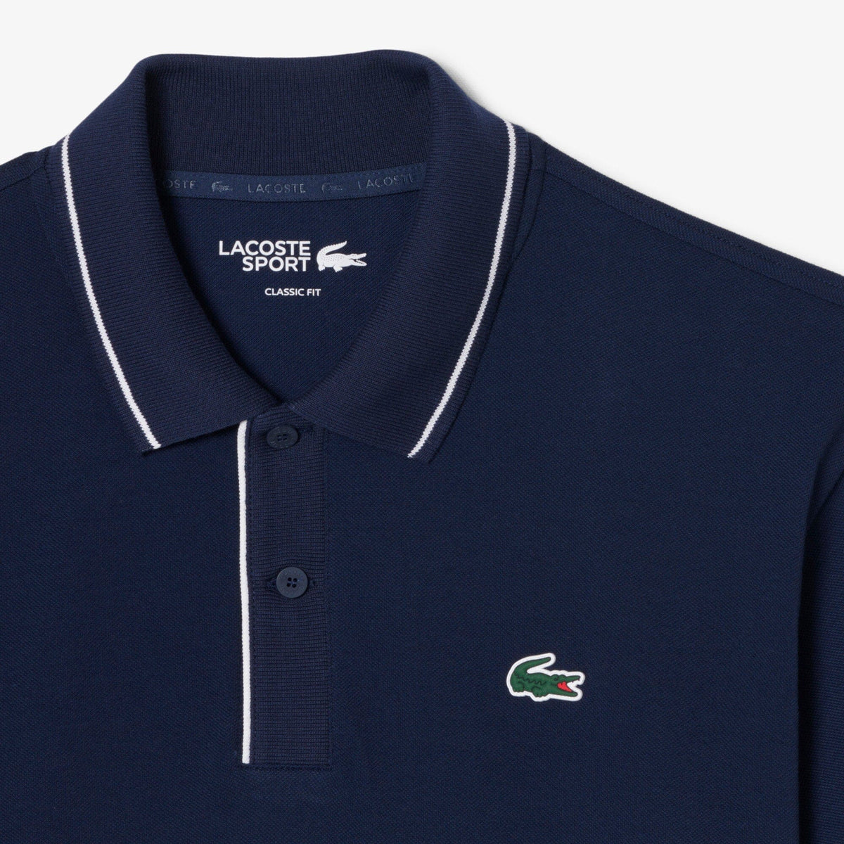 Lacoste Polo Golf termorregulador Petit Piqué Azul Noche