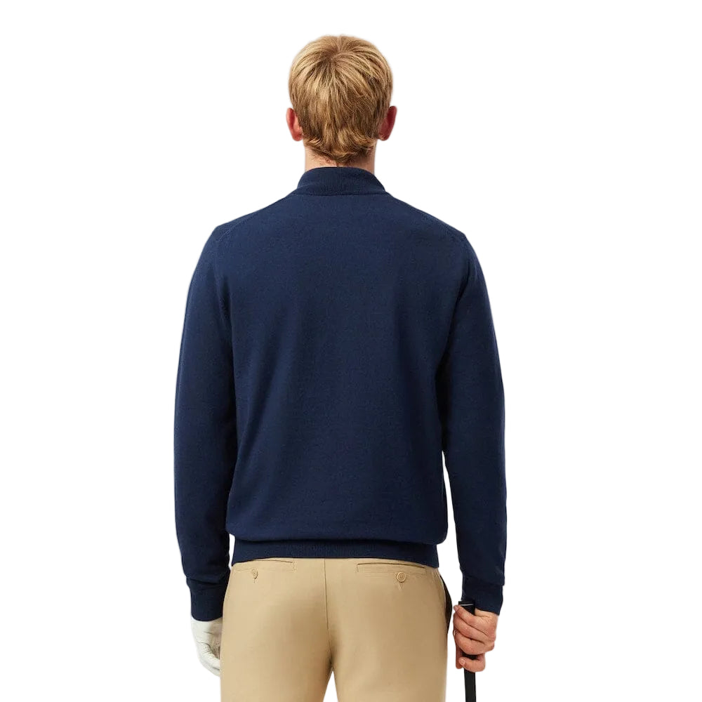 Lacoste jersey quart-zip Golf Cortavientos Azul Noche