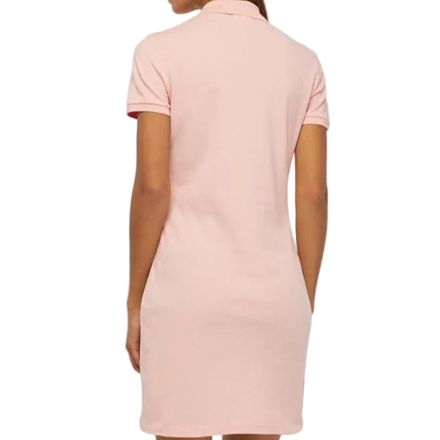 Lacoste vestido piqué rosa