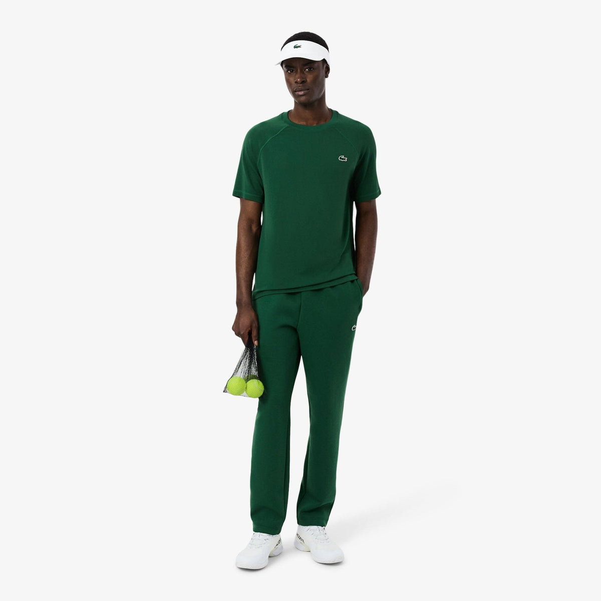 Lacoste Visera Sport tafetán con brillantes Blanca