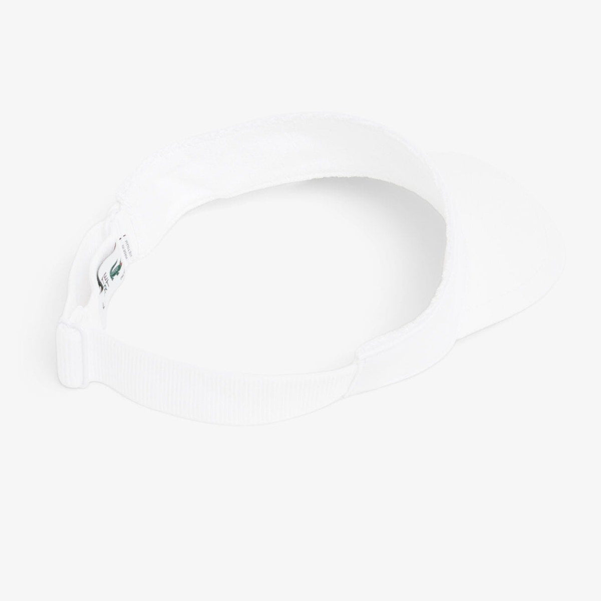 Lacoste Visière Sport taffetas diamanté Blanche