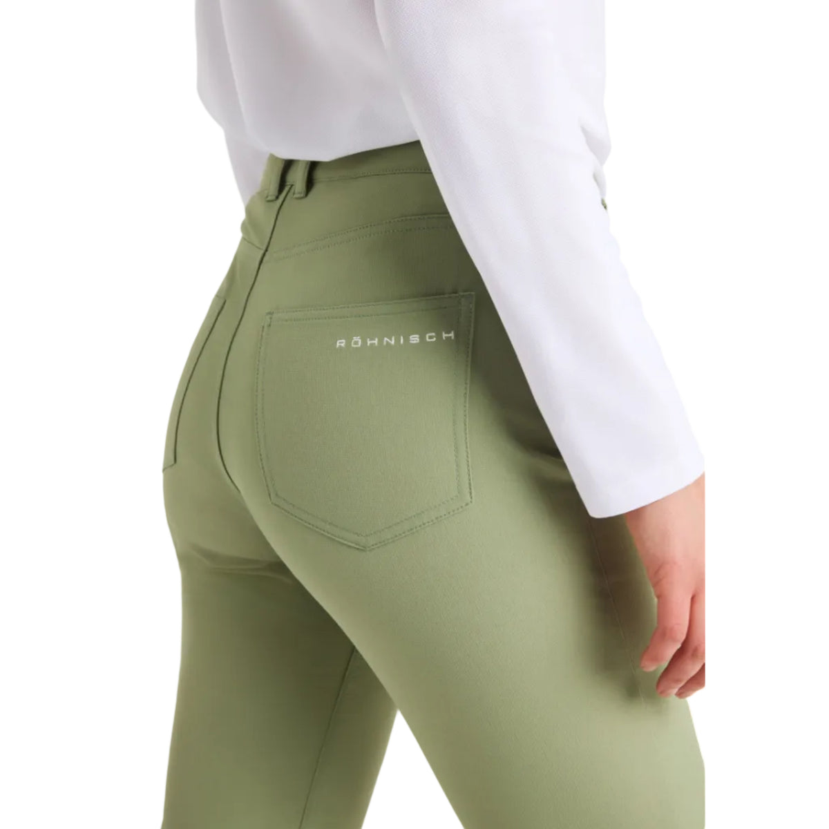 Röhnisch Pantalón cálido Chie sage green