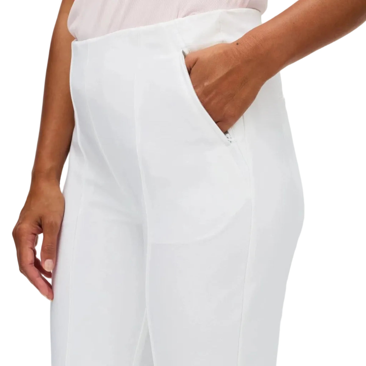 Rohnisch Pantalón Clubhouse Highwater Mujer Blanco 2026