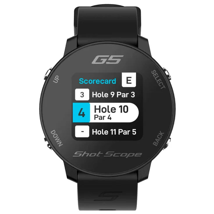 Reloj Shot Scope G5 GPS Negra