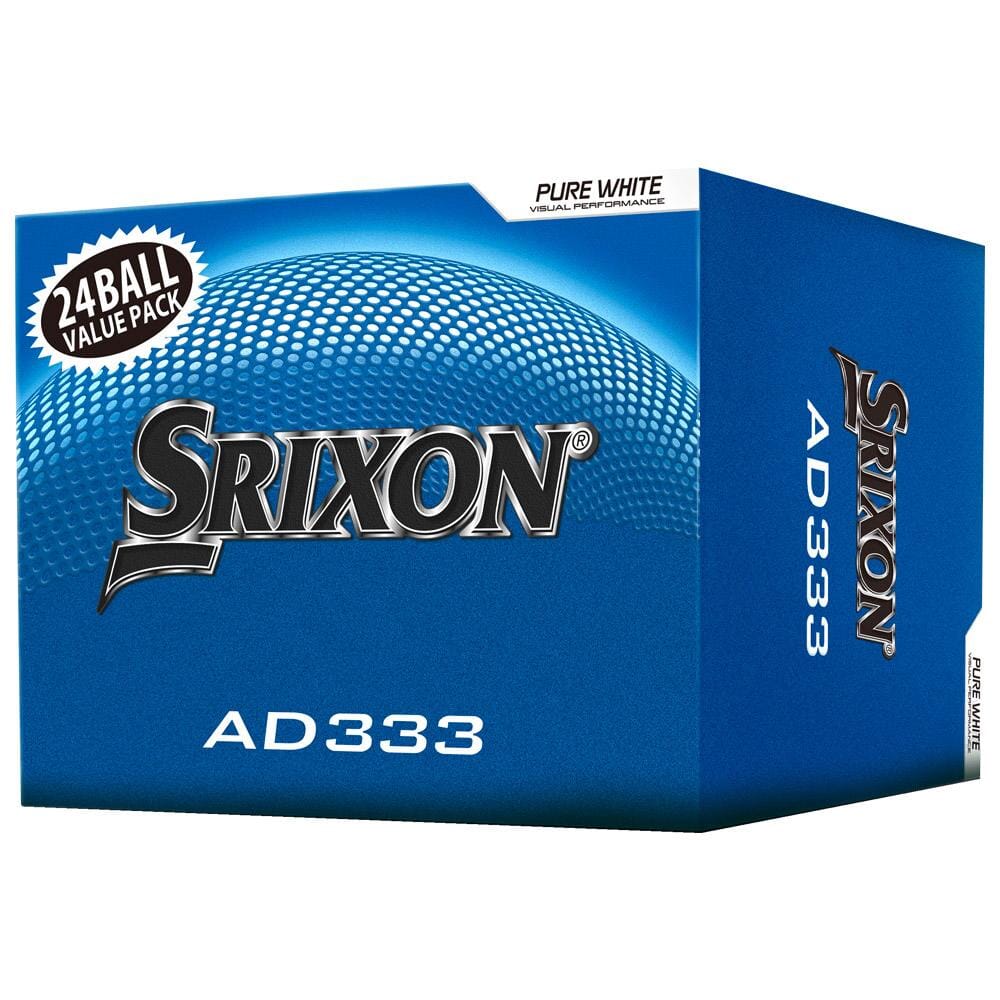 Srixon Balles AD333 2026 Pure White offre spéciale (boite de 24)