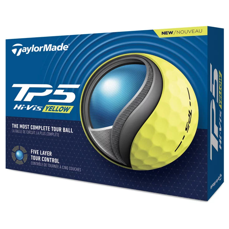 TAYLORMADE BOLAS TP5 Amarillo 2024