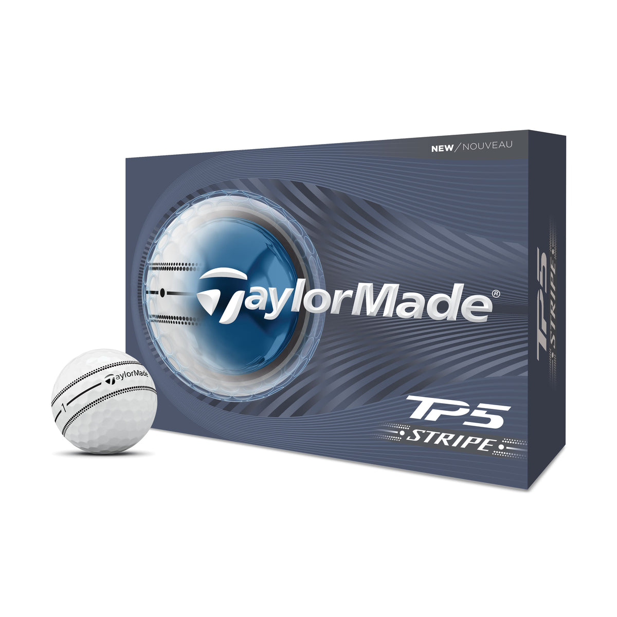 TAYLORMADE NEW BOLAS TP5 Stripe 2026 (caja de 12)