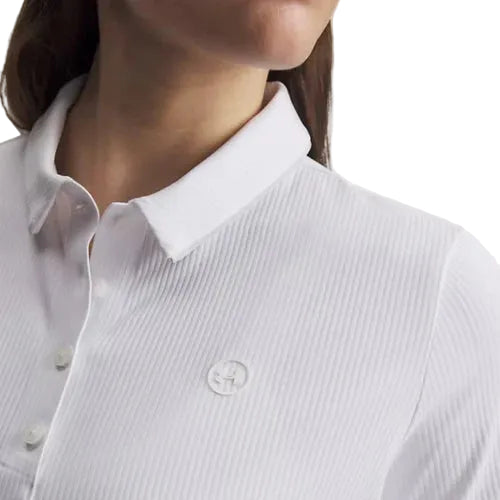 Under Armour Polo Mujer Drive Chill Blanco - GolfCenter.fr