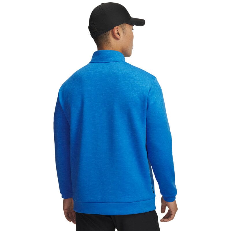 Under Armour Midlayer UA Drive 1/4 zip Bleu Atlantis
