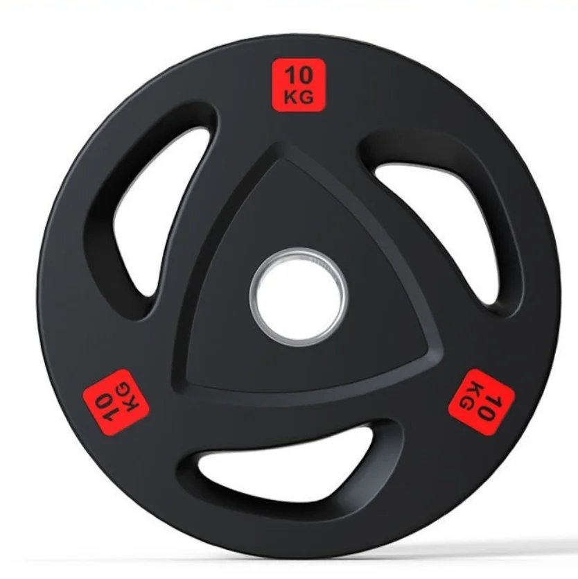 MUKKIS Tri Grip Hantelscheiben fuer Krafttraining Ansicht 2